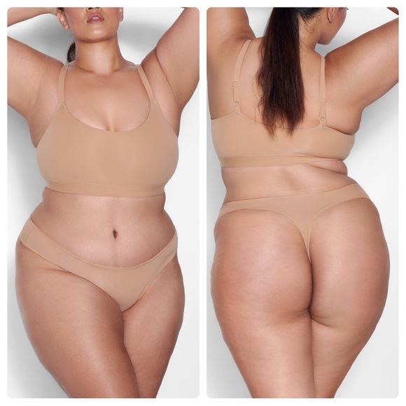 NWT Skims Naked Seamless Thong in Ochre Women’s 4X - Picture 2 of 7
